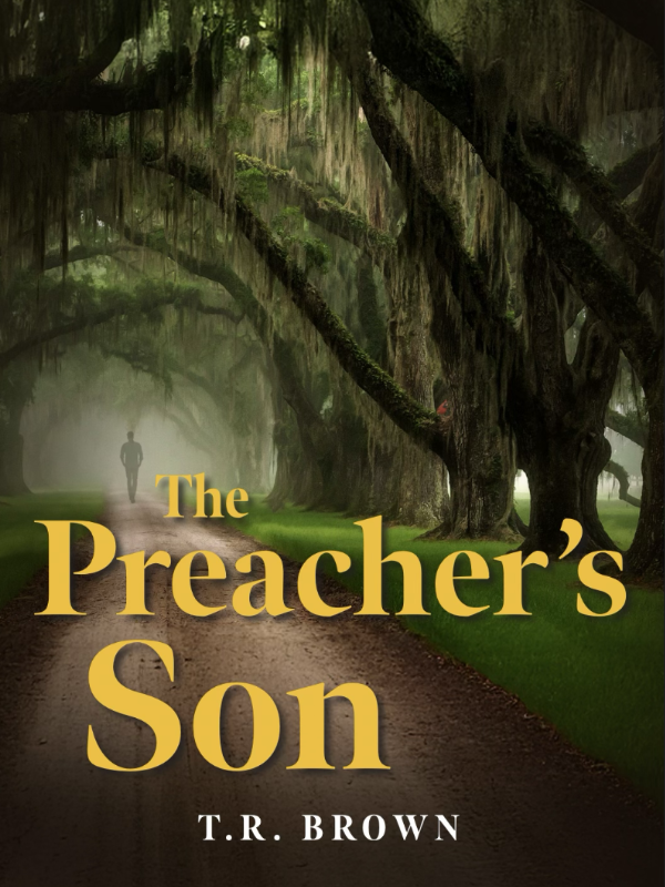 “When faith cracks, what light shines through?”

“A journey through shadows toward the light.”

The cover of The Preacher’s Son portrays a path beneath towering Southern live oaks draped in Spanish moss—a place where memory and legacy hang heavy in the air. In the distance, a lone figure walks away, symbolizing both departure and return. Perched quietly on a branch, a cardinal watches over the path, embodying guidance, faith, and the quiet persistence of hope. Together, the imagery reflects the heart of the novel: a story of loss, belonging, and the search for truth amidst the shadows of a preacher’s legacy.